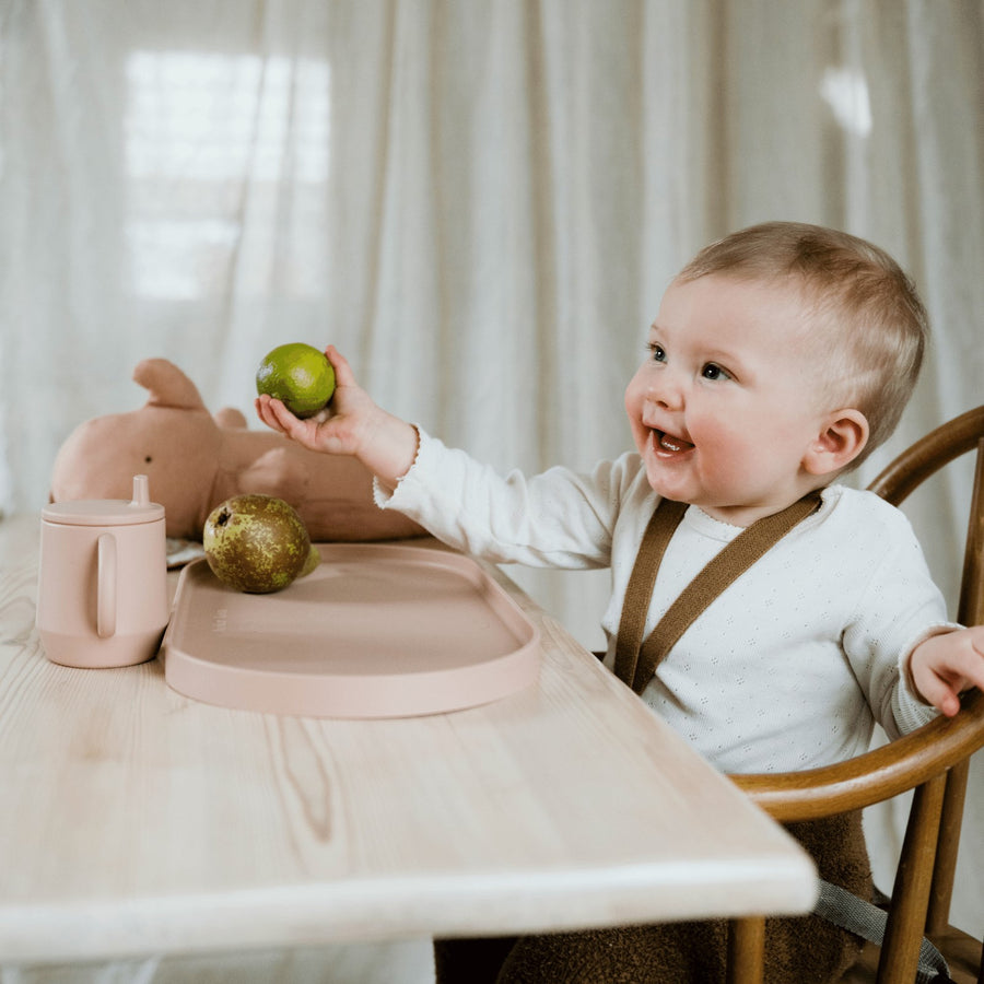 Tallrik för plockmat och smakportioner